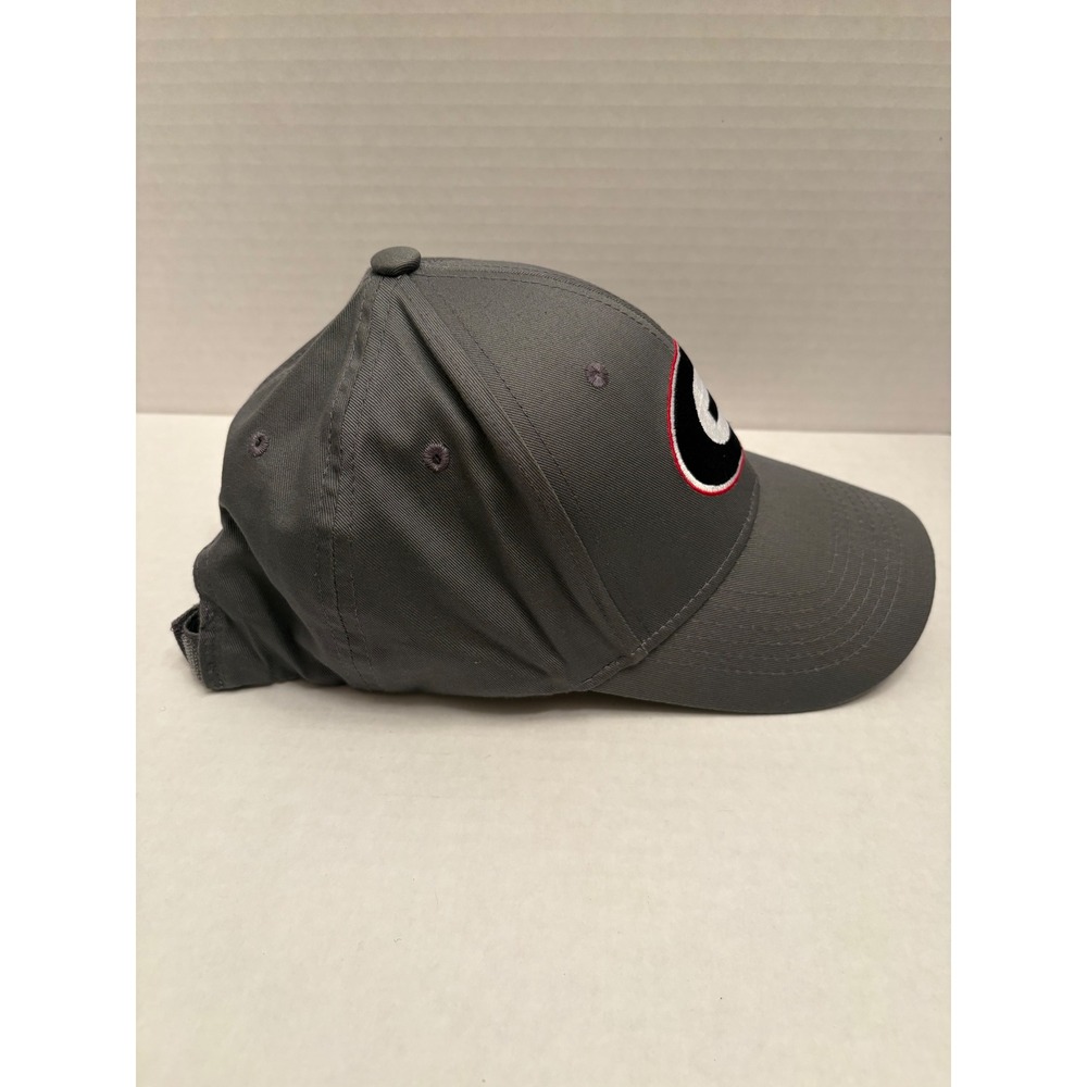 Georgia Bulldogs Hat Captivating Headwear Gray Adjustable UGA Baseball Cap Mens - Picture 2 of 6